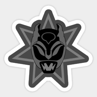 Nezi Silver Helmet Sticker